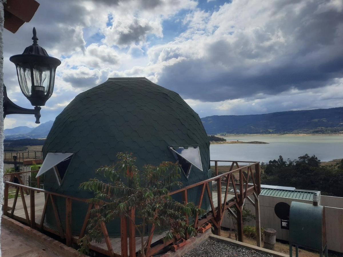 Benigno Mirador Bed & Breakfast Guatavita Bagian luar foto