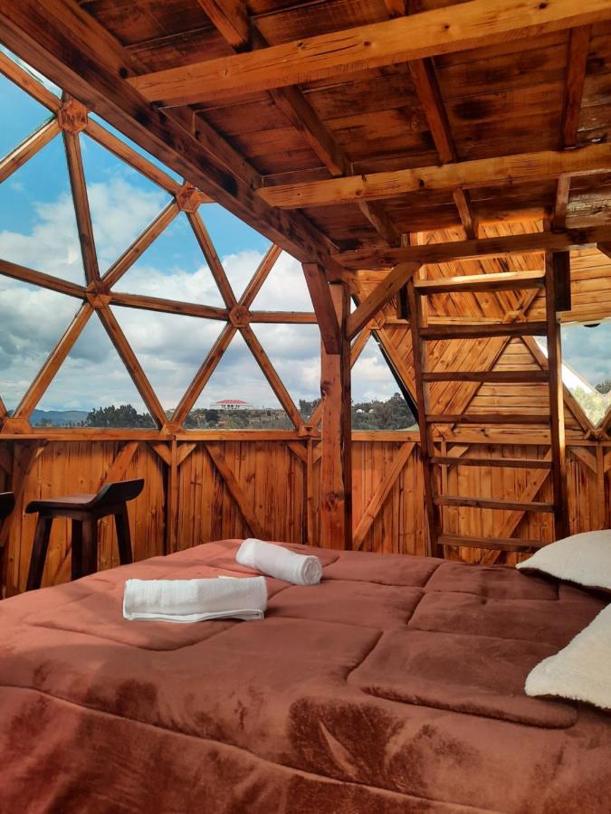 Benigno Mirador Bed & Breakfast Guatavita Bagian luar foto