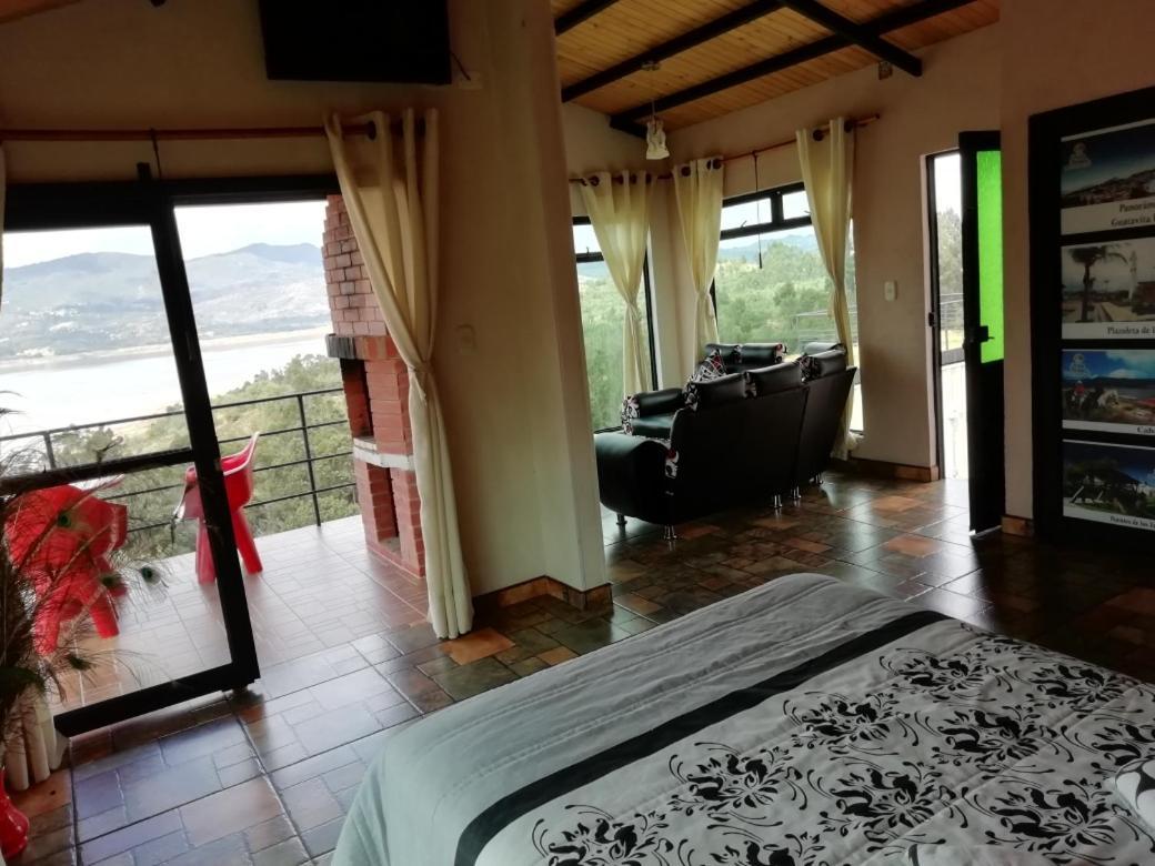 Benigno Mirador Bed & Breakfast Guatavita Bagian luar foto