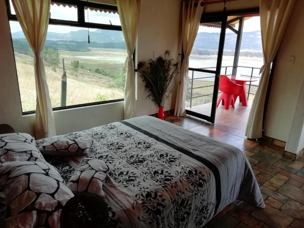 Benigno Mirador Bed & Breakfast Guatavita Bagian luar foto