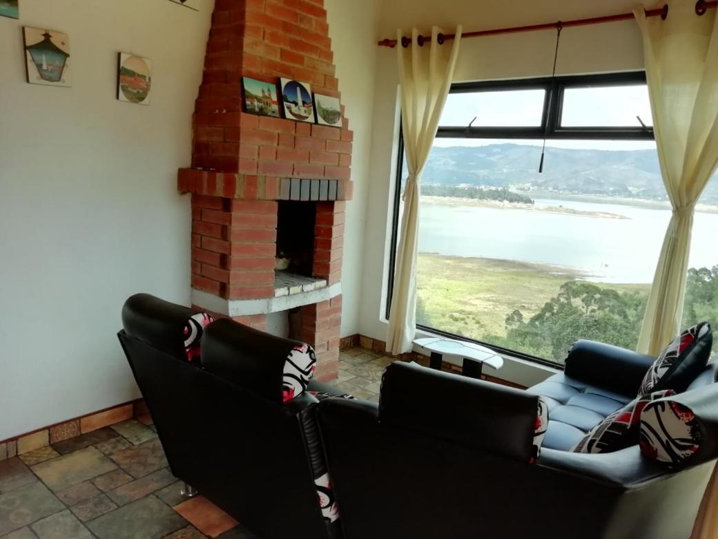 Benigno Mirador Bed & Breakfast Guatavita Bagian luar foto